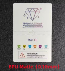 Protector Hidrogel Mate Auto Reparable Instalado Protector Hidrogel Mate Auto Reparable Instalado
