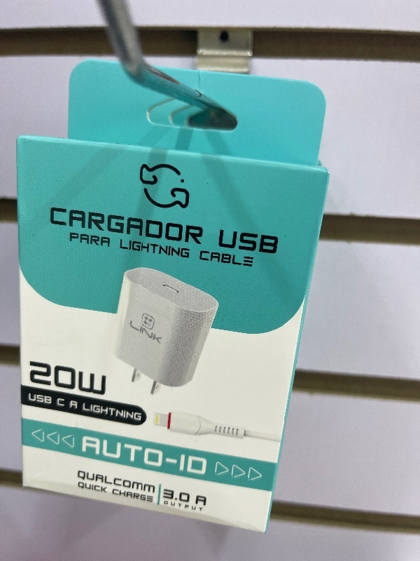 Cargador de iPhone USB-C a Lightning LINK - Carga Rápida y Segura