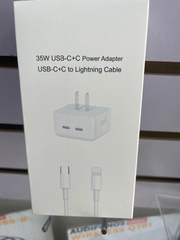 Cargador USB-C a Lightning 35W PDTZ-A011 - Carga Rápida PD Cargador USB-C a Lightning 35W PDTZ-A011 - Carga Rápida PD