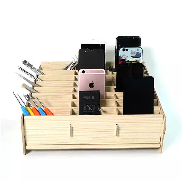 Caja Multifuncional Sunshine SS-001B - 24 Espacios para Organización de Componentes